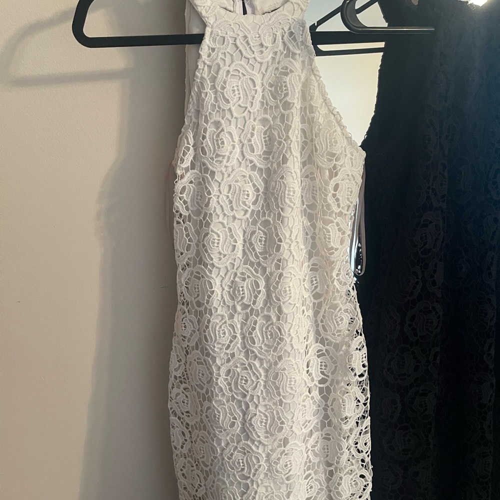 Rue21 White Halter Sheath Mini Dress